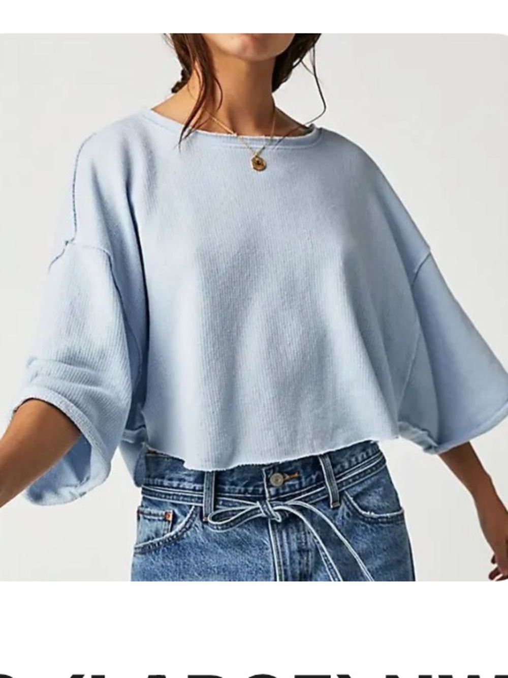 Free People We The Free Off My Mind Tee NWOT